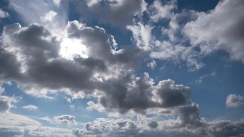 Clouds Moving Across the Sky Timelapse Stock Footage 289616650