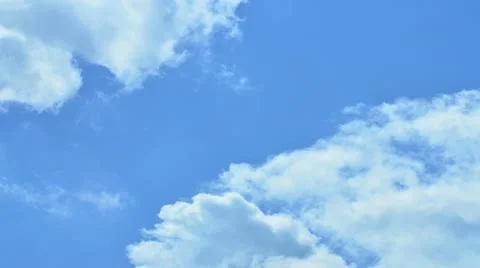 Clouds moving across sky (Timelapse)4 Stock Footage 12518693