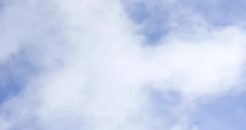 Clouds Moving in the Blue Sky, fast motion Stock Footage 134657846
