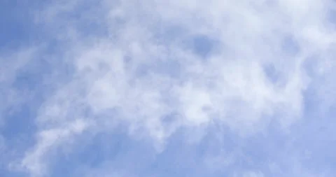 Clouds Moving in the Blue Sky Stock Footage 134783272
