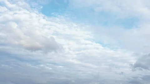 Clouds moving in blue sky time lapse Stock Footage 119020132