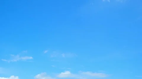 Clouds moving in the blue sky time-lapse Video stock 244294023