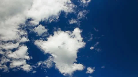Clouds moving down Stock Footage 24710593