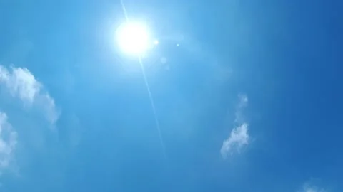 Clouds moving on a drive hyper lapse Video stock 133781376