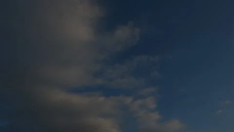The Clouds Moving Fast On Blue Sky 1 Stock Footage 141056033