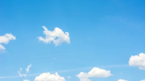 Clouds Moving Fast - Fine weather - Meteorology Stock Footage 94031845