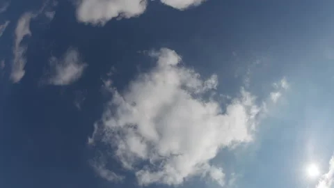 Clouds moving fast Stock Footage