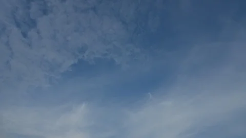 Clouds moving fast in the sky time lapse Video stock 91777521