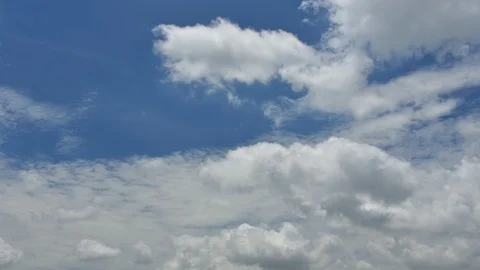 Clouds moving fast in the sky time lapse Video stock 91777746