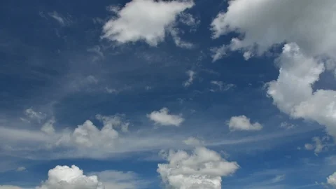 Clouds moving fast in the sky time lapse Video stock 91777840