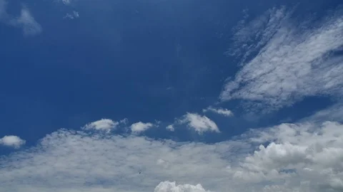 Clouds moving fast in the sky time lapse Video stock 91777865