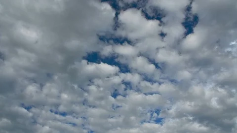 Clouds moving fast in the sky time lapse Video stock 91778312