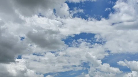 Clouds moving fast in the sky time lapse Video stock 91801343