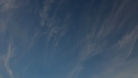 Clouds moving fast in the sky time lapse Stock Footage