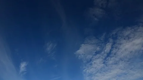 Clouds moving fast in the sky time lapse Video stock 92420792