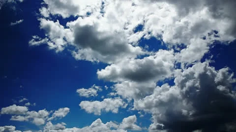 Clouds moving up Stock Footage 24710739