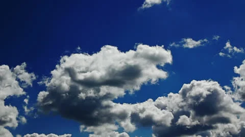 Clouds moving up Stock Footage 24710746