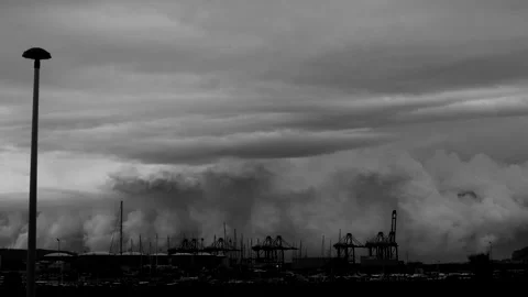 Clouds Moving Stock Footage 147983680