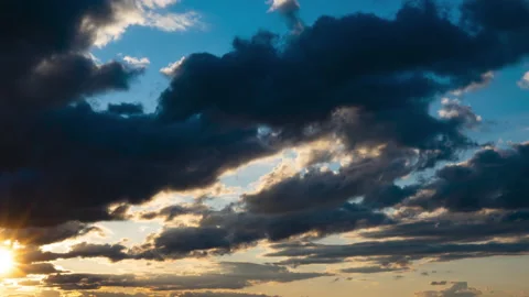 Clouds moving at high speed. Stock Footage 193655736