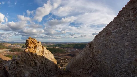 Clouds moving in oposite directions Stock Footage 81450139