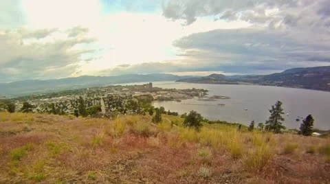 Clouds Moving in over City Time-Lapse Stock Footage 11804847