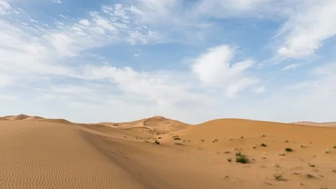 Clouds Moving Over Desert Landscape Timelapse Stock Footage 326701990