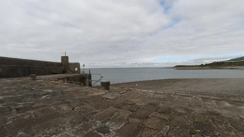 Clouds Moving Over Gyles Quay Time Lapse, Dundalk, Louth, Ireland Stock Footage 312279540