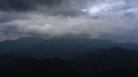 Clouds Moving Over Open Wilderness Timelapse Stock Footage 326700569