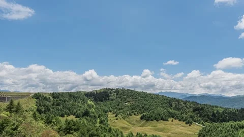 Clouds Moving Over Open Wilderness Timelapse Stock Footage 326700570