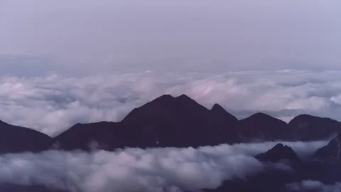 Clouds Moving Over Open Wilderness Timelapse Stock Footage 326700608