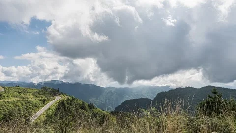 Clouds Moving Over Open Wilderness Timelapse Stock Footage 326700674