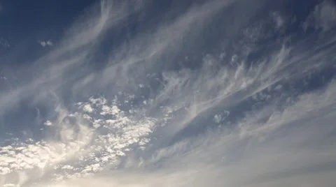 Clouds moving over the sky Stock Footage 47426658