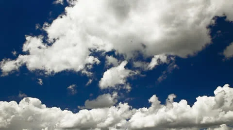Clouds moving right Stock Footage 24710690