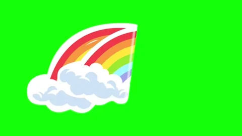 Clouds Moving with Sky - Chroma Key Green Screen Footage Stock Footage 339327983