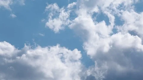 Clouds moving on the sky Stock Footage 77324162