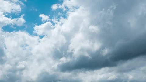 Clouds Moving On Sky - Time Lapse Stock Footage 111683181