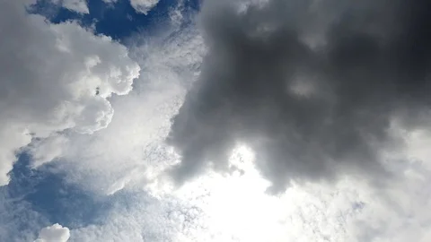 Clouds moving in the sky (Time Lapse) Stock Footage 117766186