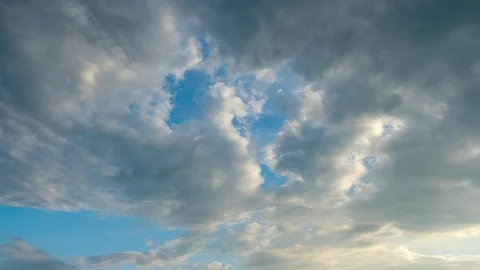 Clouds Moving On Sky - Time Lapse 库存影片 118454377