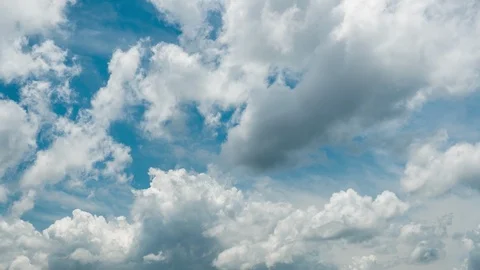 Clouds Moving On Sky - Time Lapse Stock Footage 119195090