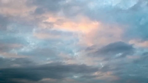 Clouds Moving On Sky - Time Lapse Video stock 124636615