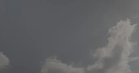 Clouds moving slowly across a blue sky, 4k, VLOG, 24fps Stock Footage 277226822