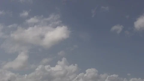 Clouds moving slowly Stock Footage 92204495