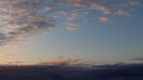 Clouds moving slowly in the sky time lapse7 Stock Footage 119921262