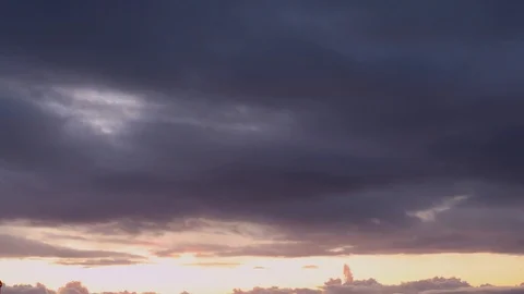 Clouds moving slowly in the sky time lapse18 Stock Footage 119987542