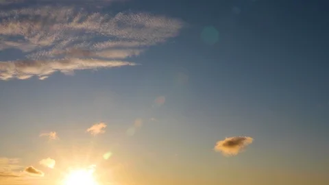Clouds moving slowly in the sky time lapse25 Stock Footage 120147190
