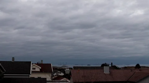 Clouds moving slowly in the sky time lapse34 Stock Footage 120283579