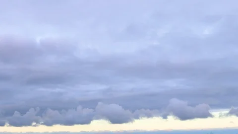 Clouds moving slowly in the sky time lapse Stock Footage 120542803