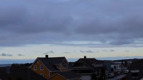 Clouds moving slowly in the sky time lapse Stockbeeldmateriaal 120542834