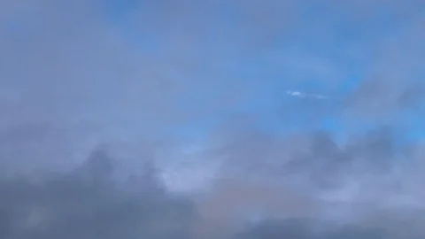 Clouds moving slowly in the sky time lapse Stock Footage 120542858