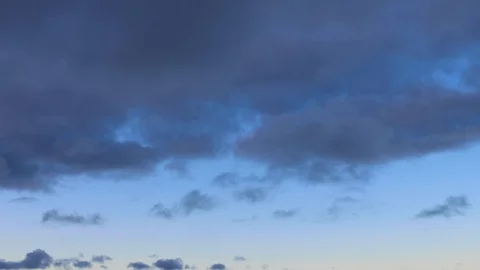 Clouds moving slowly in the sky time lapse52 Stock Footage 120542939